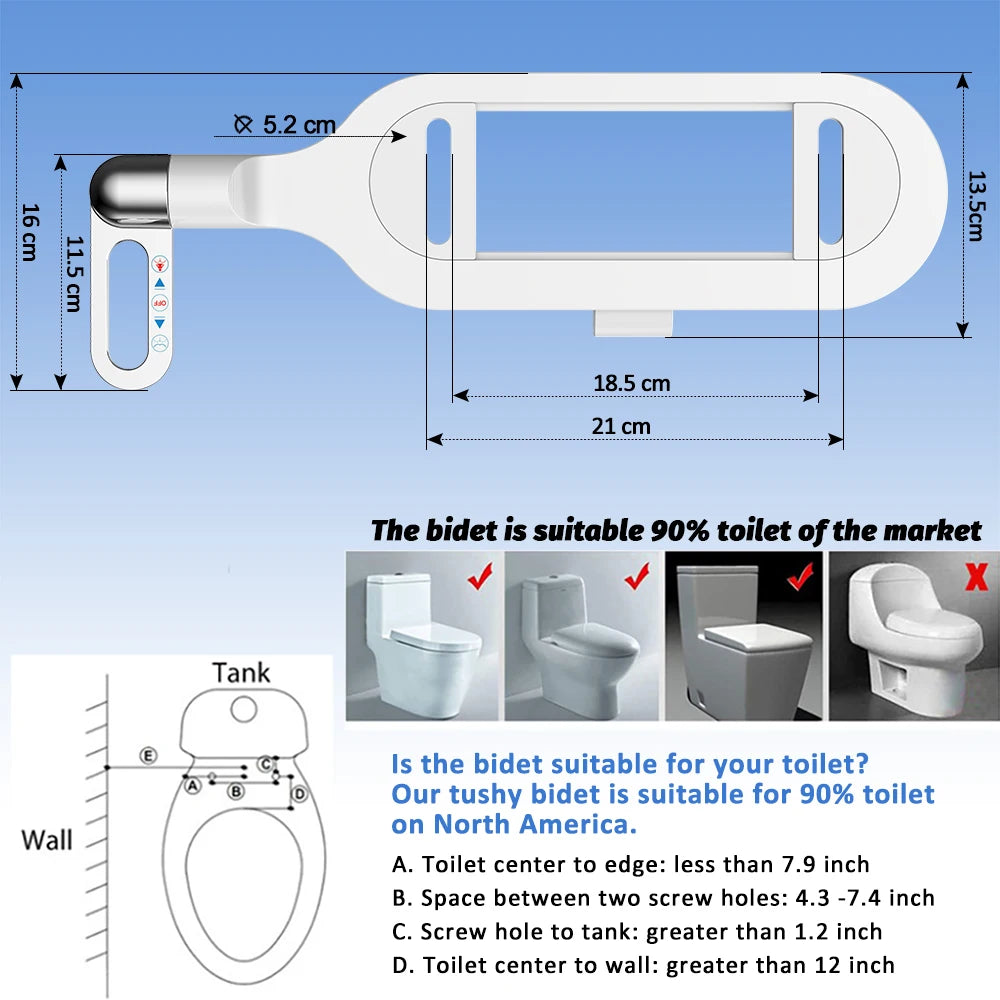 Instant Bidet Toilet Seat Attachment