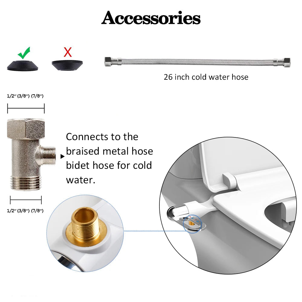 Instant Bidet Toilet Seat Attachment