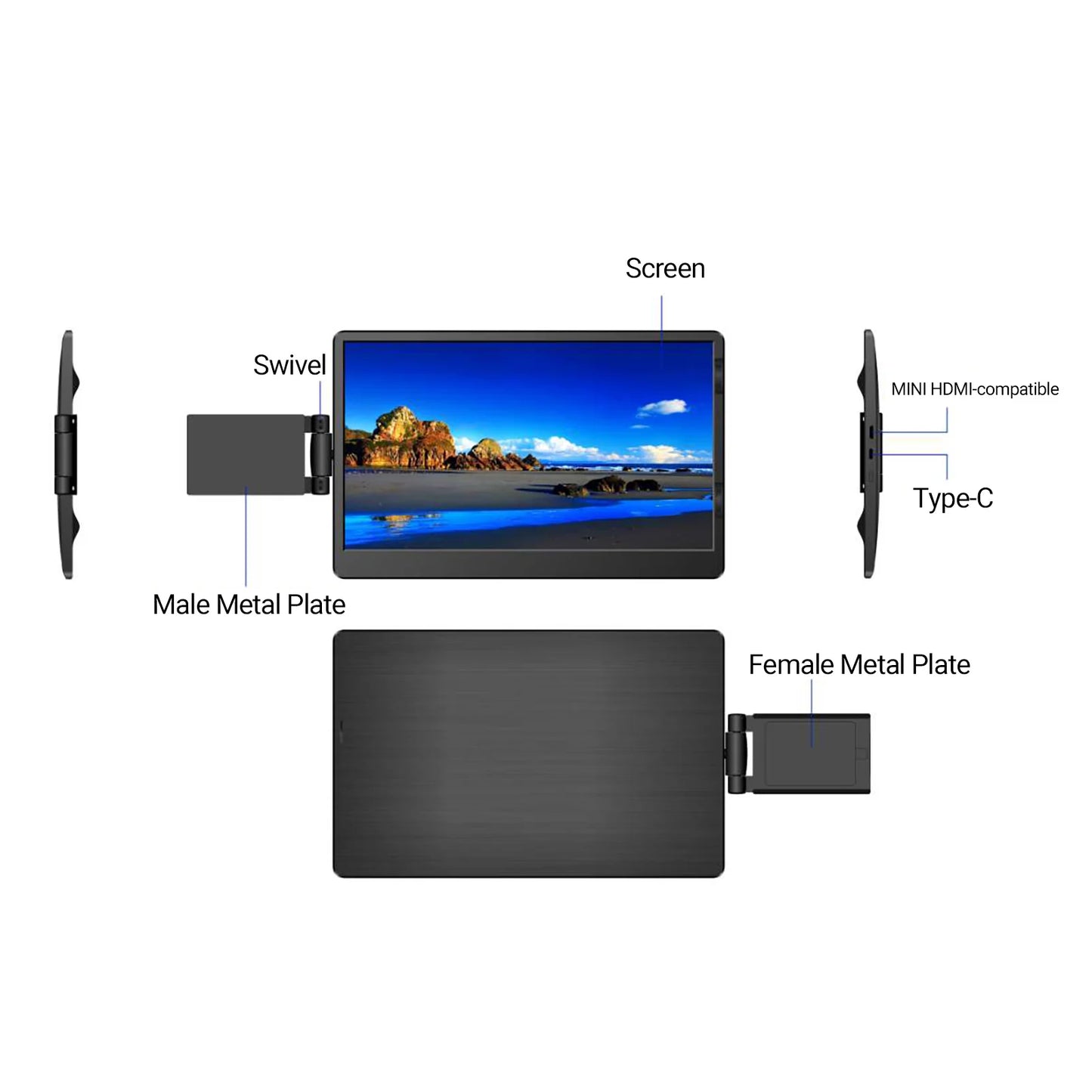Dual Laptop Screen Extender