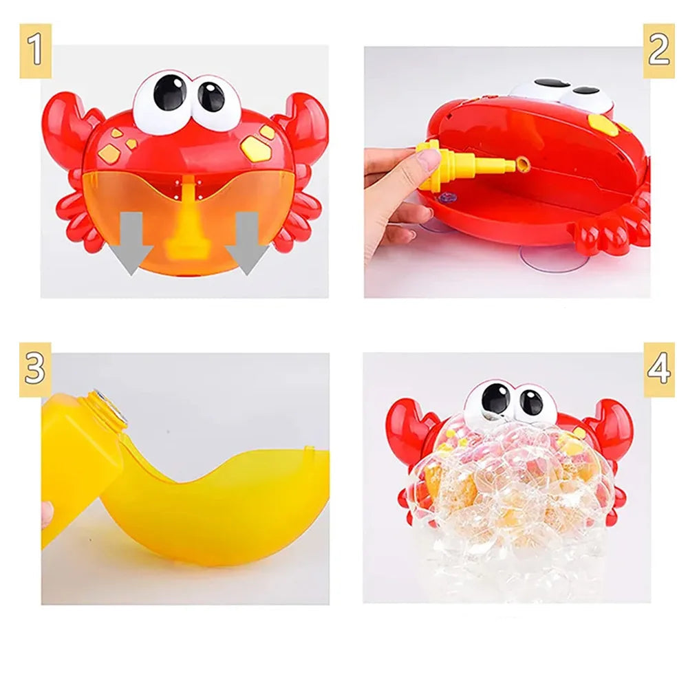 Bubble Crab - Automatic Bubble Bath Maker with Music